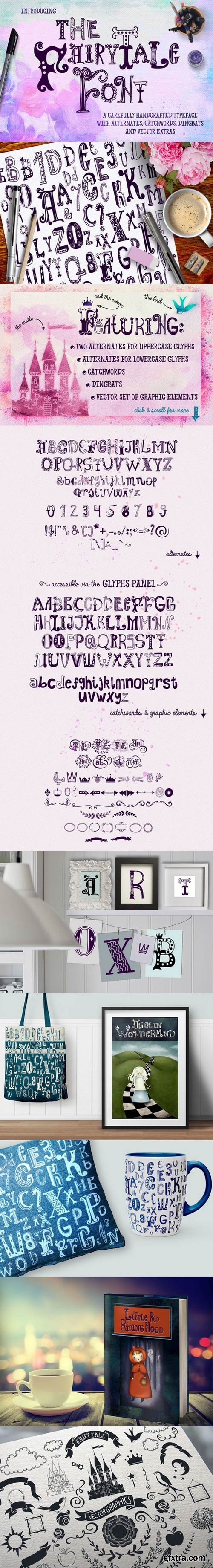 Fairy Tale Font with Extras