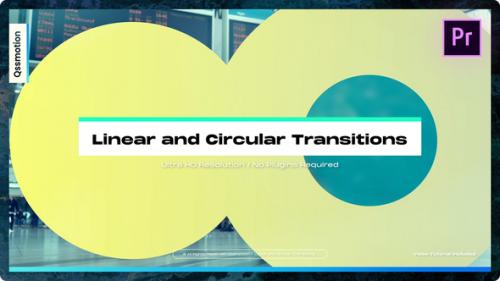 Videohive - Linear and Circular Transitions For Premiere Pro - 37445002 - 37445002