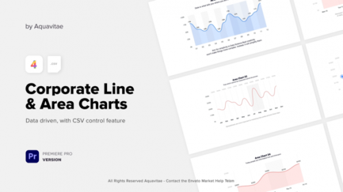 Videohive - CSV Driven Corporate Area & Line Charts l MOGRT for Premiere Pro - 37432153 - 37432153