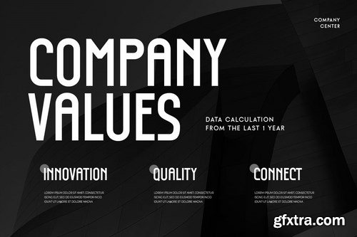 Ronald - Modern Corporate Condensed Font