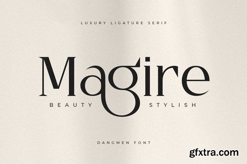 Dangmen - Luxury Ligature Serif