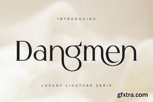 Dangmen - Luxury Ligature Serif