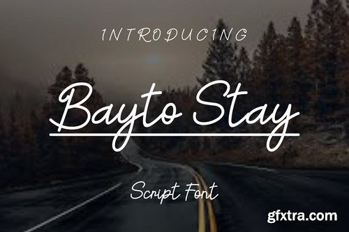 BaytoStay Font