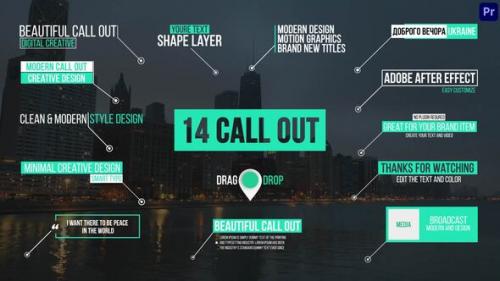 Videohive - Modern Call Outs | Premiere Pro - 37389947 - 37389947