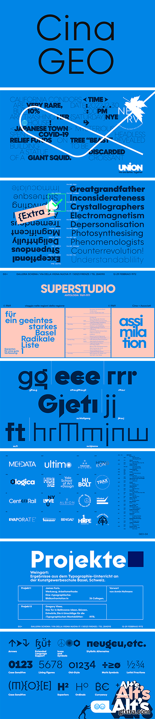 Cina GEO Font Family