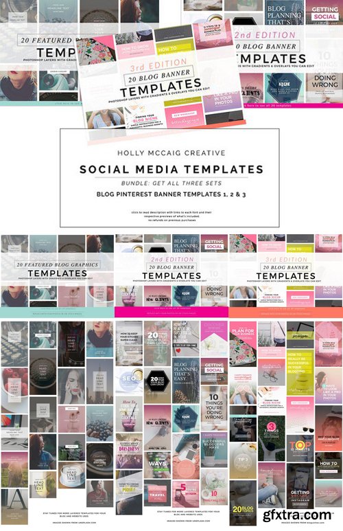 Blog Pinterest Banners Bundle