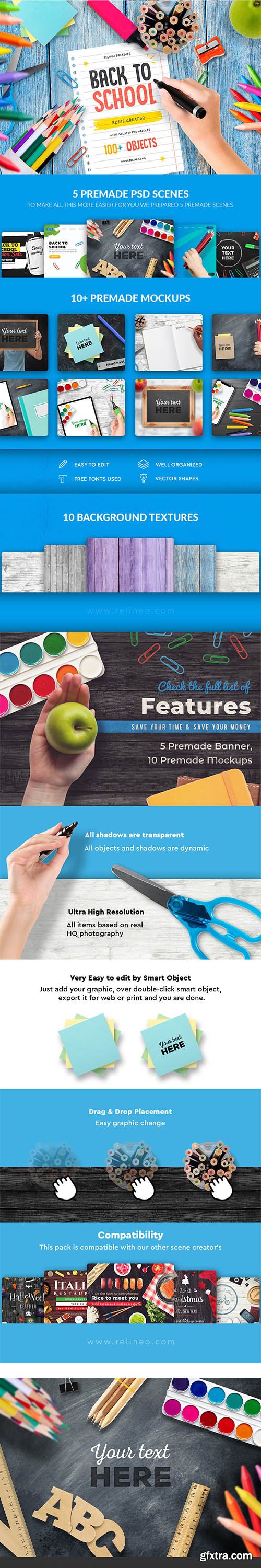 CreativeMarket - Back to School - Scene Generator 5329866