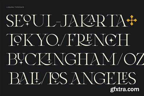 Laxura - Majestic Typeface