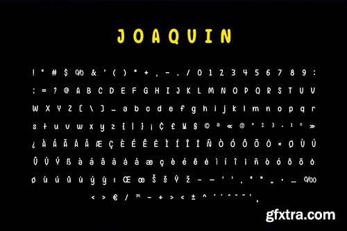 Joaquin Bubbly Typeface