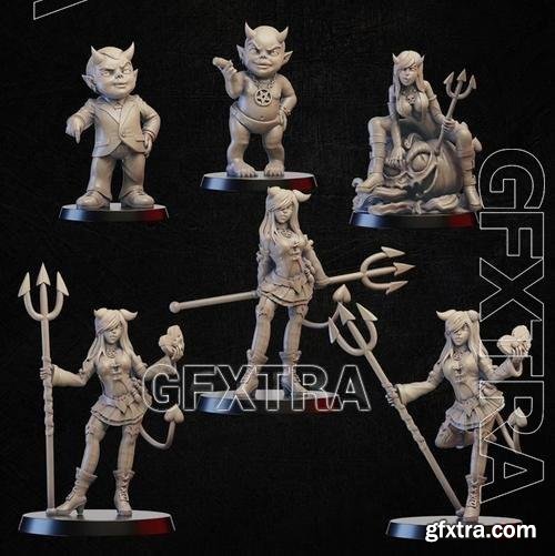 Demons 3D Printable