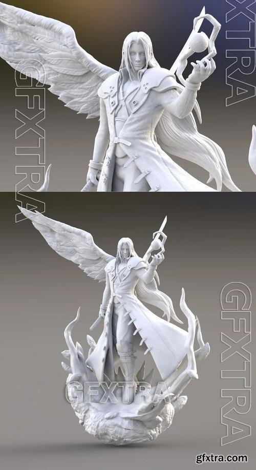 Sephiroth Kingdome Hearts 3D Printable