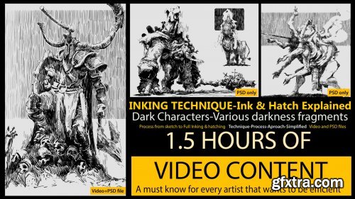 Artstation - Inking & Hatching Demo - Theory & Application