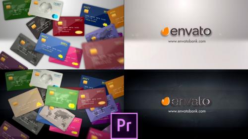 Videohive - Credit Debit Prepaid Card Logo Reveal - Premiere Pro - 35953686 - 35953686