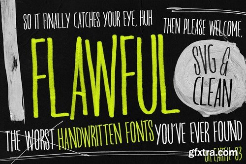 Flawful - Handwriting SVG Fonts