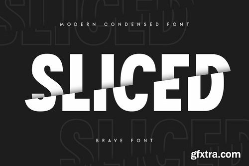 Brave - Modern Condensed Font