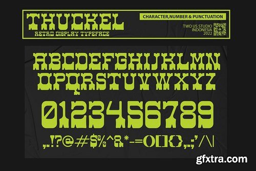 Thuckel - Retro Display Typeface