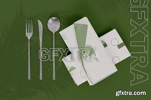 Napkins Set Mockup VXB7X3V