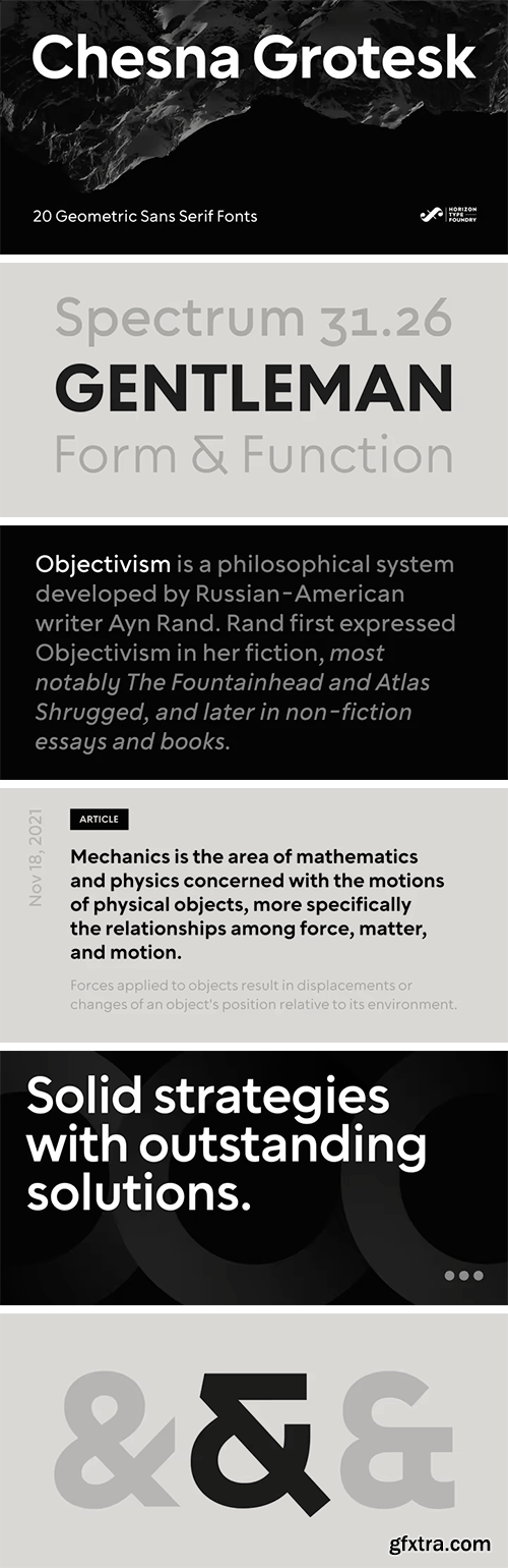 Chesna Grotesk Font Family