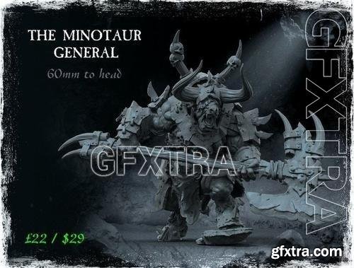 The Minotaur General 3D Printable