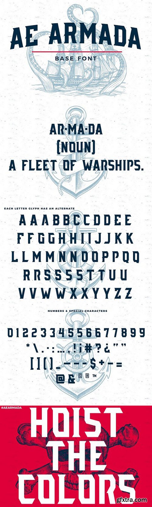 AE Armada Base Font