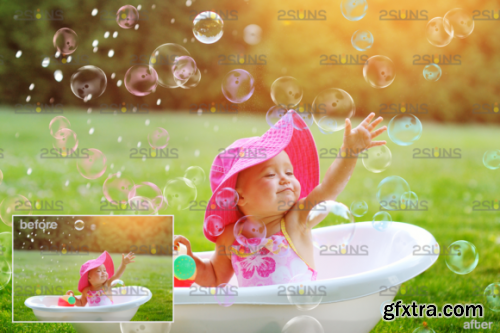 Photoshop Overlay: Bubble Overlays