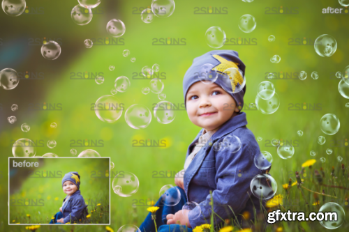 Photoshop Overlay: Bubble Overlays