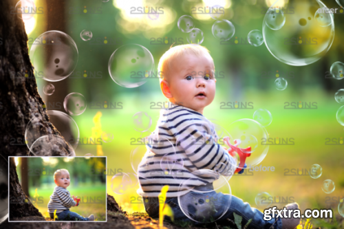 Photoshop Overlay: Bubble Overlays