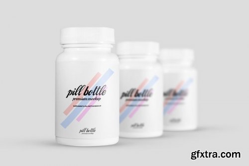 Pill bottle mockup