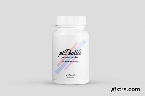 Pill bottle mockup