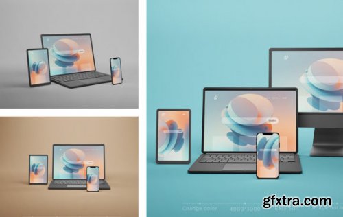  Responsive Devices Website Mockups