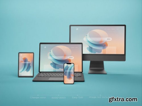  Responsive Devices Website Mockups