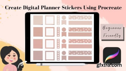  Create Digital Planner Stickers Using Procreate - Free Planner, Covers & Brushes