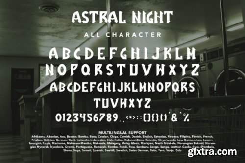  Astral Night Font