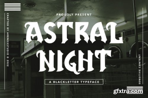  Astral Night Font