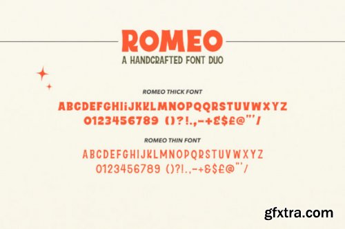  Romeo Duo Font