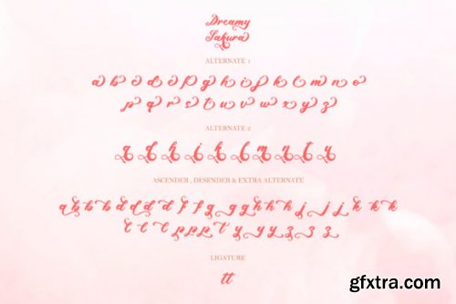  Dreamy Sakura Font