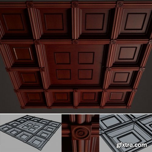 Coffered ceiling