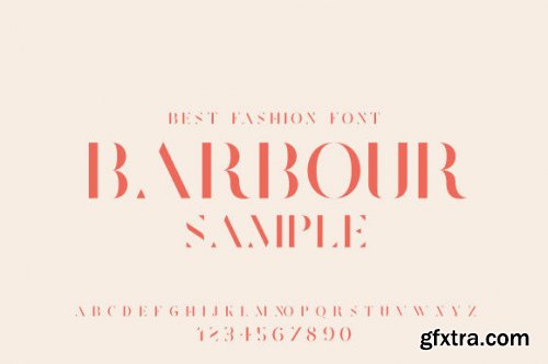  Barbour Sample Font