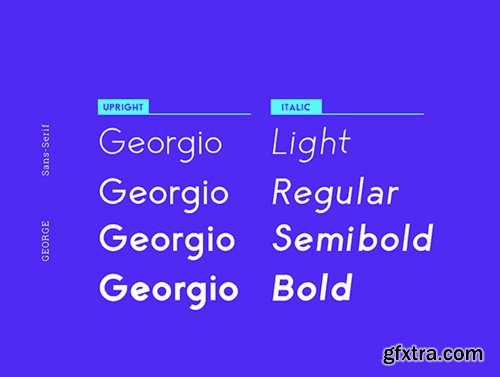 George Geometric Font Family