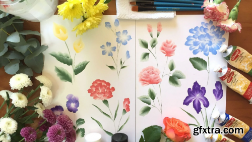  The Ultimate Guide to One Stroke Painting | Painting Flowers in Acrylics