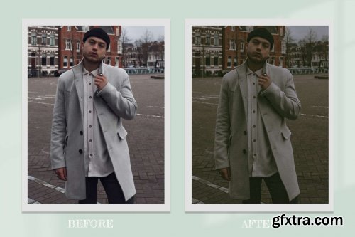 CreativeMarket - Dark Polaroid Preset Photoshop 7113073