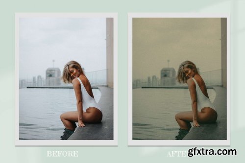 CreativeMarket - Dark Polaroid Preset Photoshop 7113073