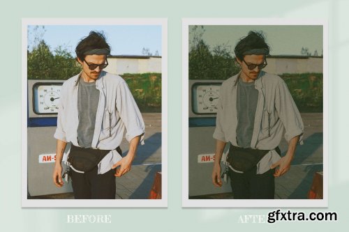 CreativeMarket - Dark Polaroid Preset Photoshop 7113073