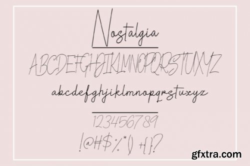  Nostalgia Font