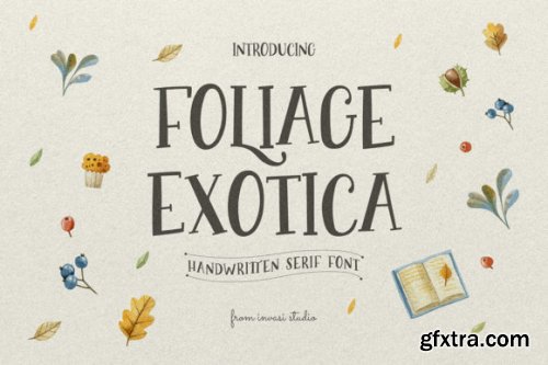  Foliage Exotica Font