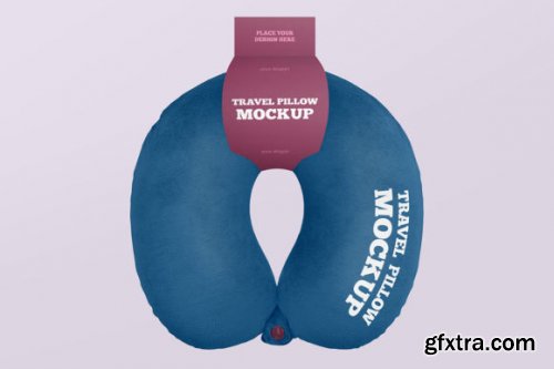 Travel Pillow Mockup