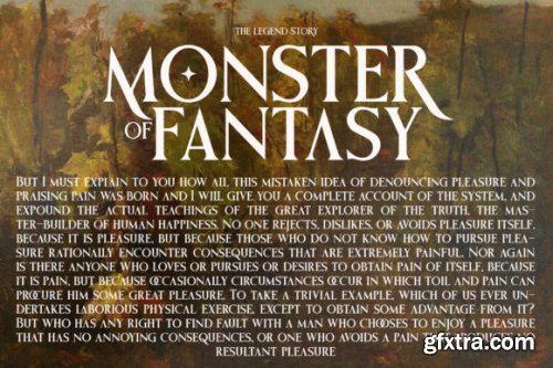  Monster of Fantasy Font