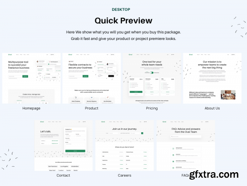 Oval: SaaS Platform Landing Page 3