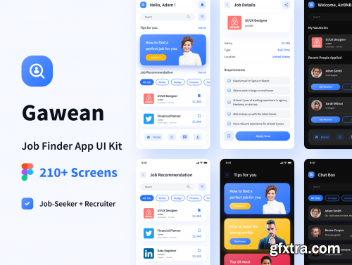 Gawean - Job Finder App UI Kit