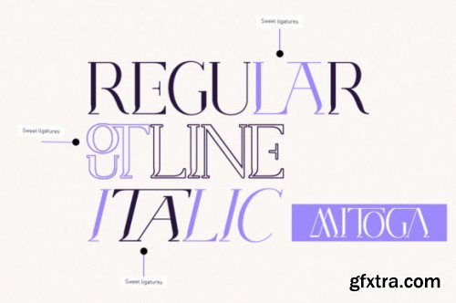 Mitoga Display Font 